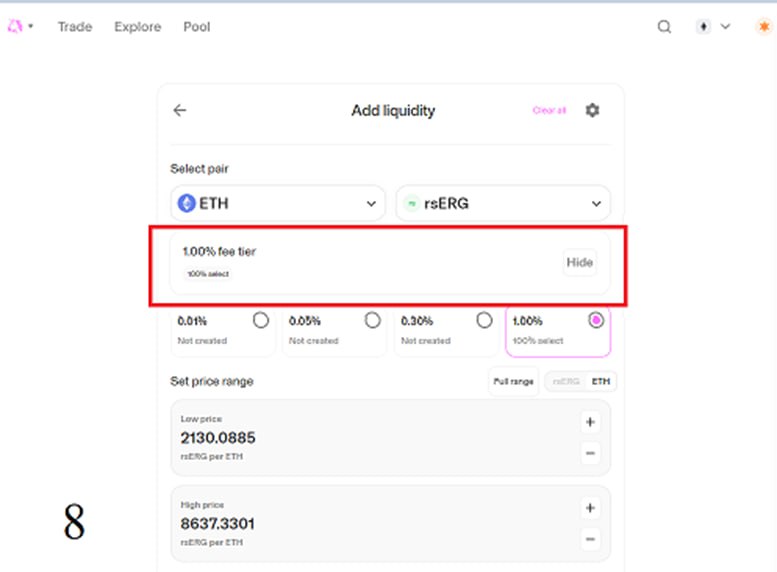 Selecting Fee Tier